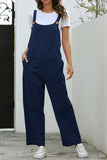 Prettyswomen Solid Color Sleeveless Long Pants Jumpsuits