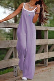 Prettyswomen Solid Color Wide Leg Cami Jumpsuits