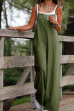 Prettyswomen Solid Color Wide Leg Cami Jumpsuits