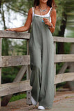 Prettyswomen Solid Color Wide Leg Cami Jumpsuits