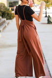 Prettyswomen Spaghetti Straps Tie-back Jumpsuits