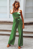 Prettyswomen Strapless High Waist Jumpsuits