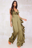 Prettyswomen Agnes Ruffle V-neck Jumpsuit