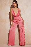 Prettyswomen Agnes Ruffle V-neck Jumpsuit