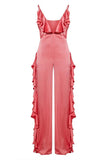 Prettyswomen Agnes Ruffle V-neck Jumpsuit