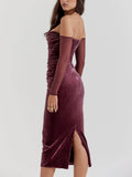 Prettyswomen Strapless Midi Dress