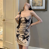 Prettyswomen Butterfly Ink A-line Dress