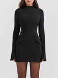 Prettyswomen Black Mini Dress