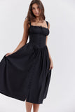 Prettyswomen BLACK MIDI SUNDRESS