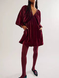 Prettyswomen Portia Velvet Mini Dress