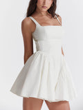 Prettyswomen Ivory Bow Mini Dress