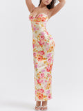 Prettyswomen Printed Sexy Maxi Dress