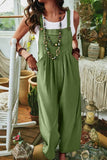 Prettyswomen Wide Leg Pocket Sleeveless Jumpsuits