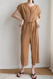 Prettyswomen ARO LORA Breasted Full Pleated Jumpsuit