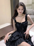 Prettyswomen Lolita Style Black Dress