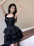 Prettyswomen Lolita Style Black Dress