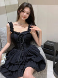 Prettyswomen Lolita Style Black Dress