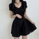 Prettyswomen Midnight Twirl Mini Dress