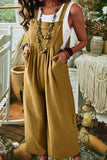 Prettyswomen Wide Leg Pocket Sleeveless Jumpsuits