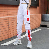 Thanksgiving Day Gifts Prettyswomen Women's Joggers Casual Sports Summer Girls Hip-Hop Streetwear Pants Fashion Cargo Pants Female Dance Sweatpants Trousers Black