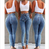 Prettyswomen Hip-Up And Waist-Up Sexy Pants 2022 Women Jeans Temperament Fitness Pants