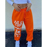 Back to college  The World Yours Kid Sweatpants Streetwear Women Drawstring Low Rise Fleece Baggy Joggers Baddie Clothes C85-CZ30