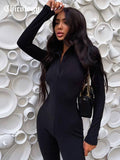 Prettyswomen 2022 Women Turndown Collar Autumn Winter V Neck Long Sleeve Casual Stretchy Plare Straigh Loose Pants Jumpsuits