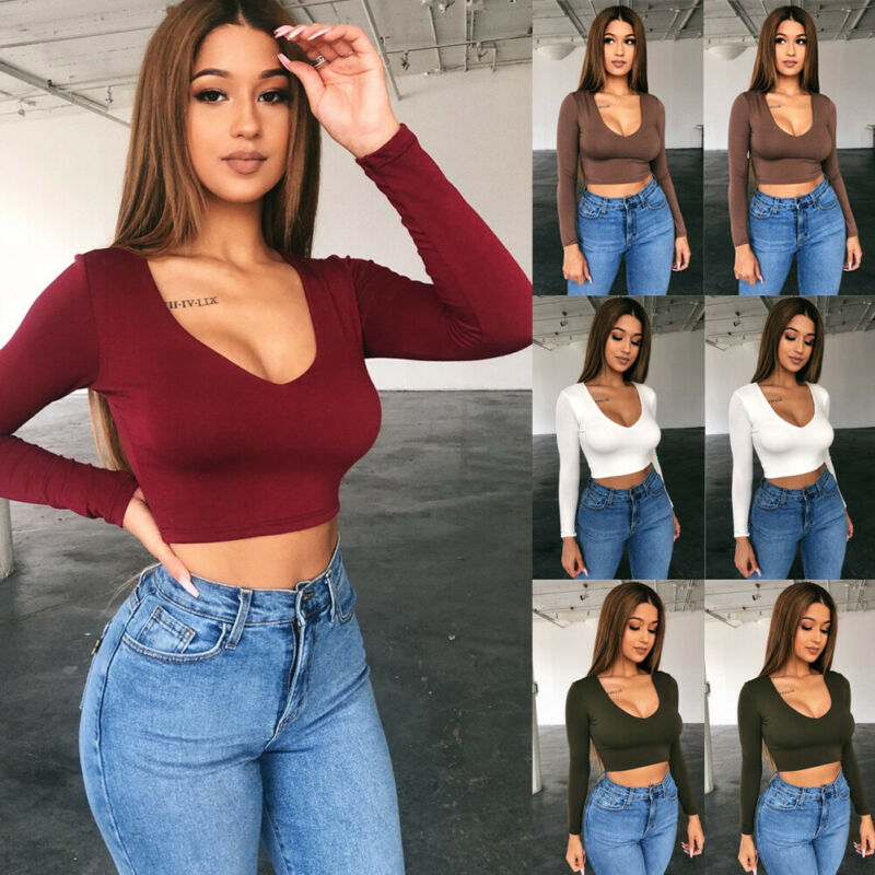 Crop Top for Women Crop Top Tight Sexy New Year's Eve Tops Women