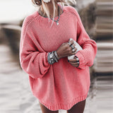 Prettyswomen Long Sleeve O Neck Knitted Womens Sweaters 2022 Pullover Autumn Winter Solid Sweater Jumper Ladies Knitwear