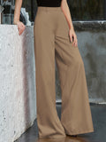 SRUBY Wide Leg Women's Pants High Waist Straight Pants For Women 2022 New Spring Autumn Office Lady Loose Casual Trouser Female