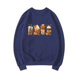 Prettyswomen Halloween Costume Fall Coffee Sweatshirt Cute Fall Hoodie Thanksgiving Sweatshirt Halloween Hoodies Women Clothes Coffee Lover Pullovers Tops