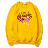 Prettyswomen Halloween Costume Retro Boho Fall Sweatshirt Spooky Season Women Halloween Pullover Pumpkin Spice Crewneck Sweatshirts Funny Unisex Halloween Tops