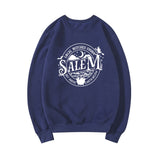 Prettyswomen Halloween Costume Local Witches Union Salem Sweatshirt Halloween Sweatshirt Women Hoodies Witches Clothes Long Sleeve Pullovers Fall Tops Hoodie