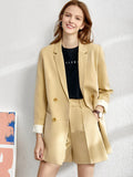 Prettyswomen Minimalism Spring Female Office Lady Blazer Women Vneck Tanks, Women's pants Female Shorts Sold Separately Blazers 12060909