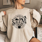 Prettyswomen Halloween Costume Local Witches Union Salem Sweatshirt Halloween Sweatshirt Women Hoodies Witches Clothes Long Sleeve Pullovers Fall Tops Hoodie