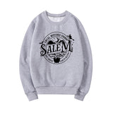 Prettyswomen Halloween Costume Local Witches Union Salem Sweatshirt Halloween Sweatshirt Women Hoodies Witches Clothes Long Sleeve Pullovers Fall Tops Hoodie